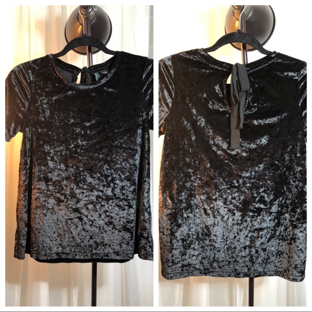 Black Velvet Cynthia Rowley Blouse Size Small
